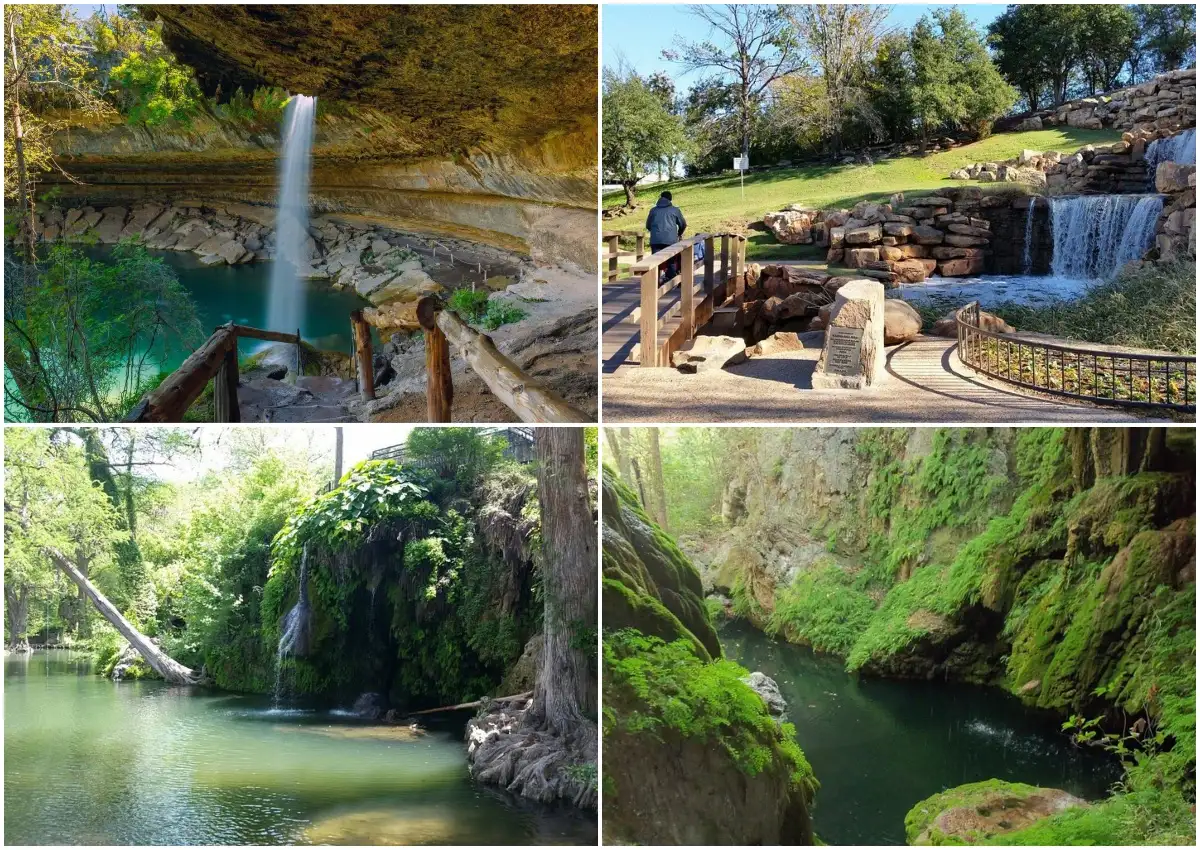 waterfalls in texas